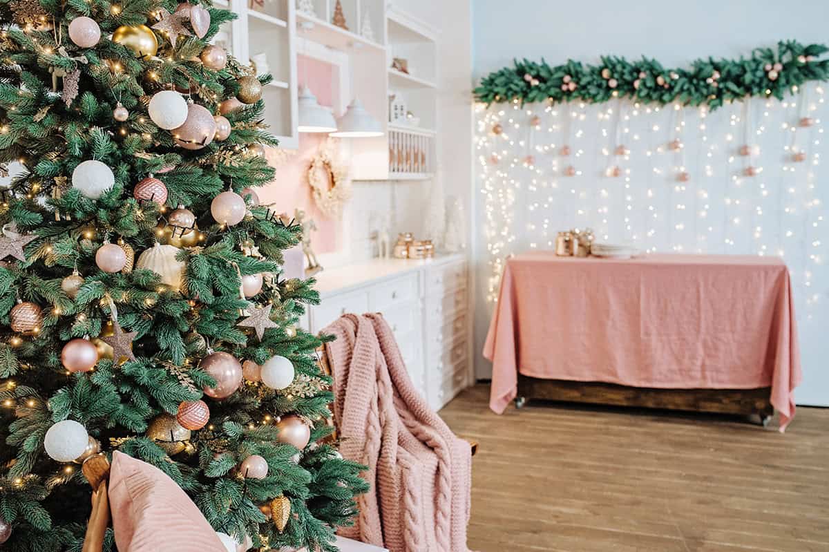 Soft Blush Christmas Glow