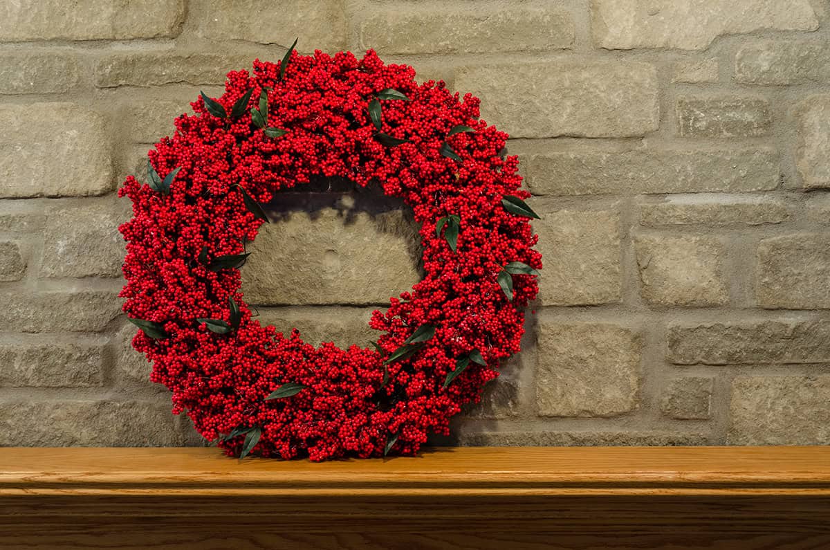 Solid Berry Wreath