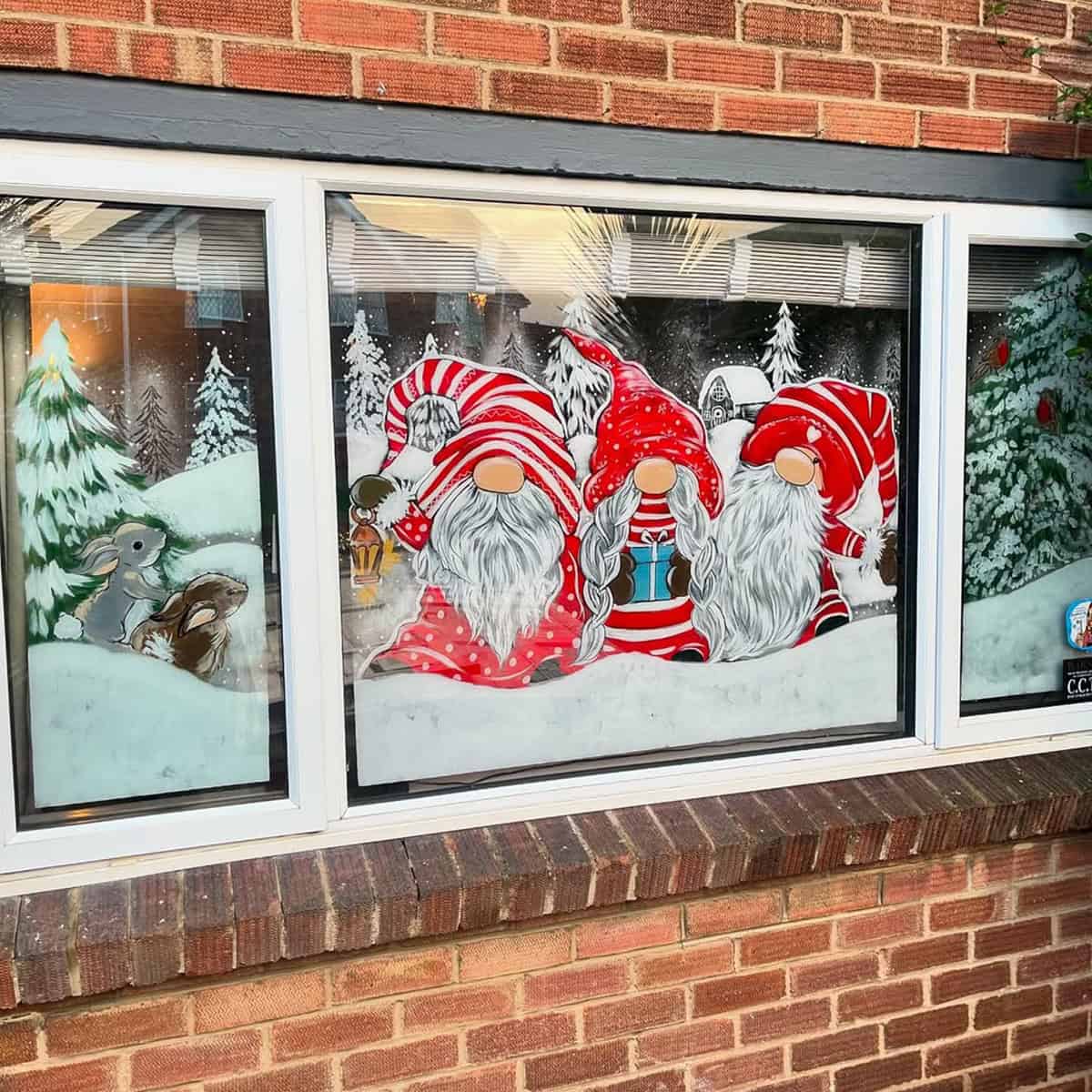 Whimsical Gnomes in the Snow