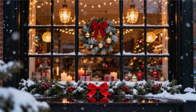 Window Christmas Decorations