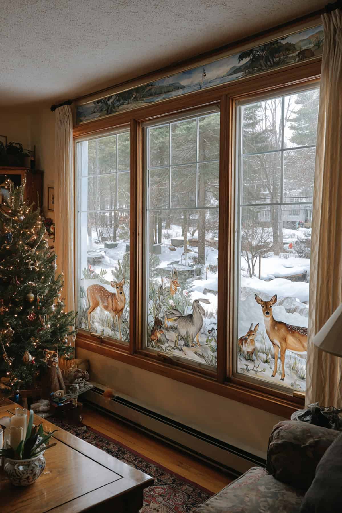 Winter Animals Gathering
