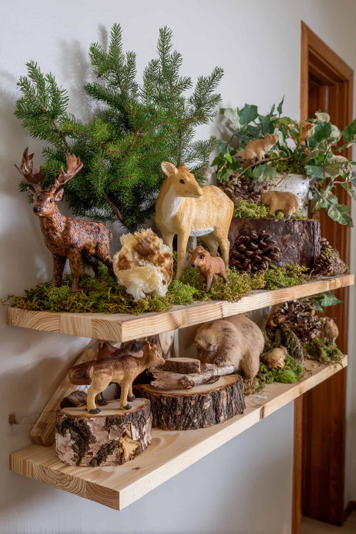 Woodland Winter Story Shelf
