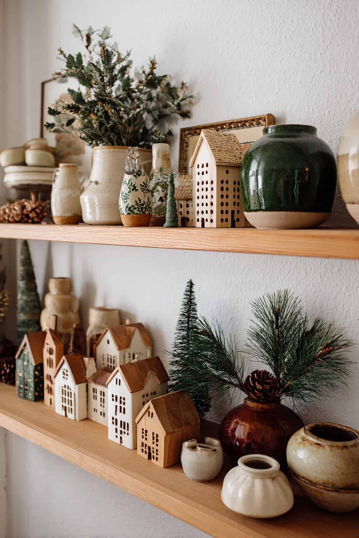 A Neutral Scandinavian Shelf Display