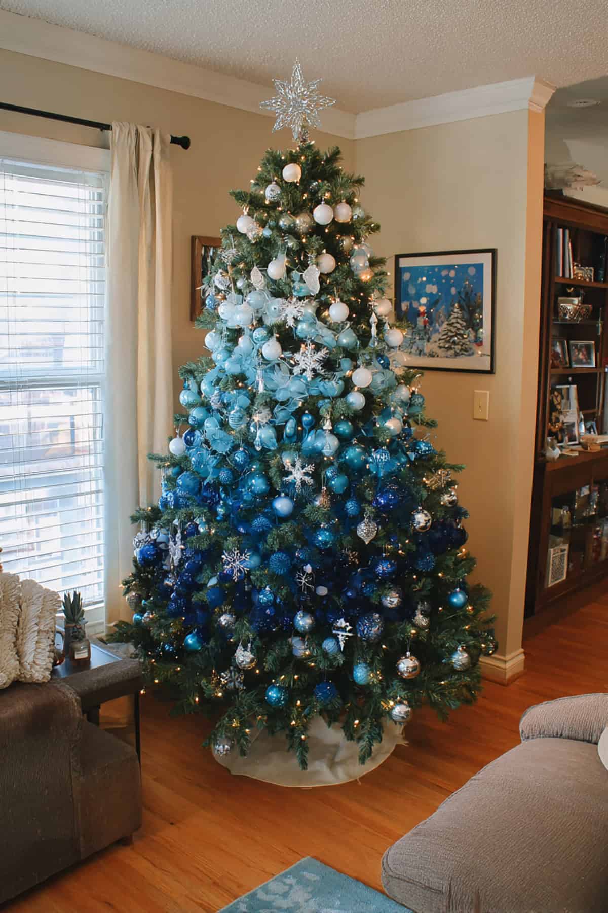 Blue Ombre Christmas Tree