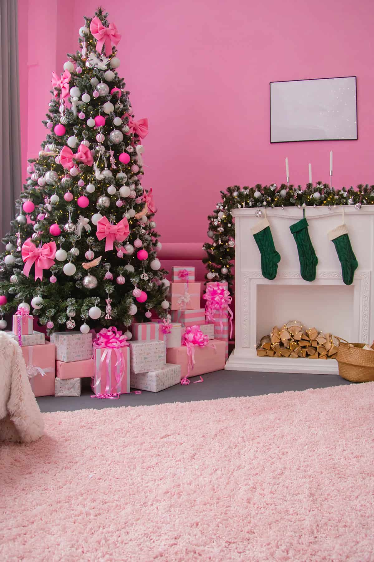 Bubblegum Pink Bow Tree