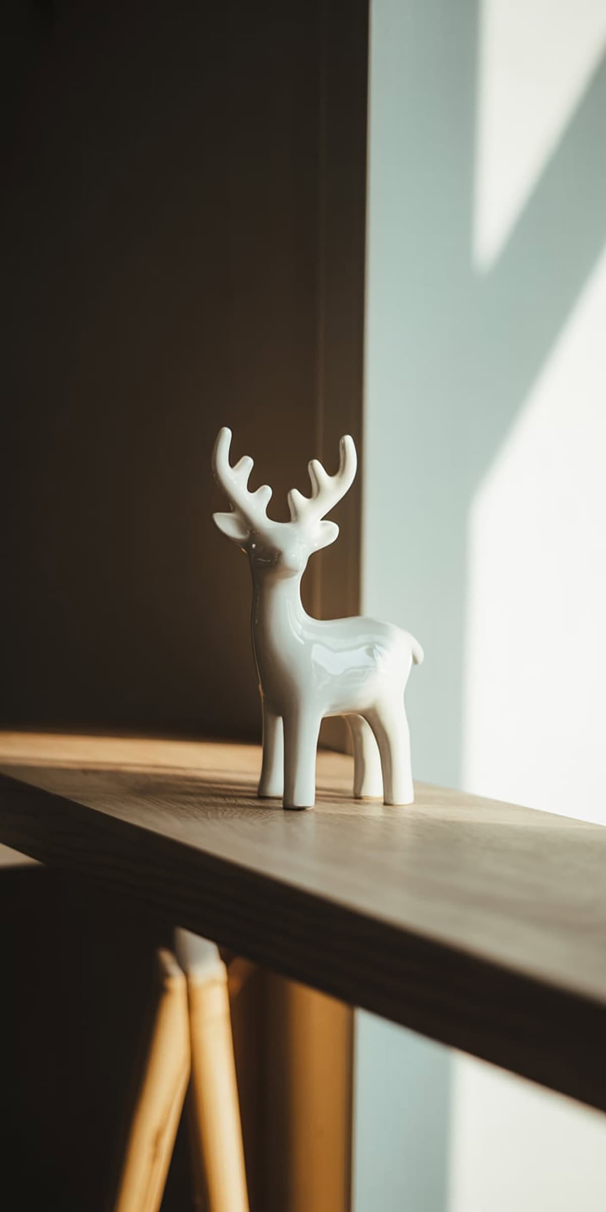 Ceramic Deer Figurine