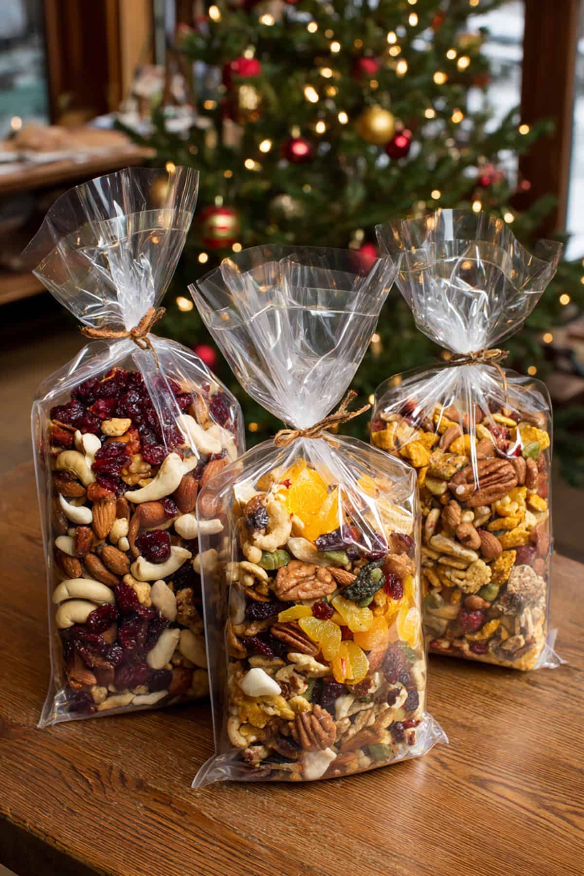 Christmas Trail Mix Bags