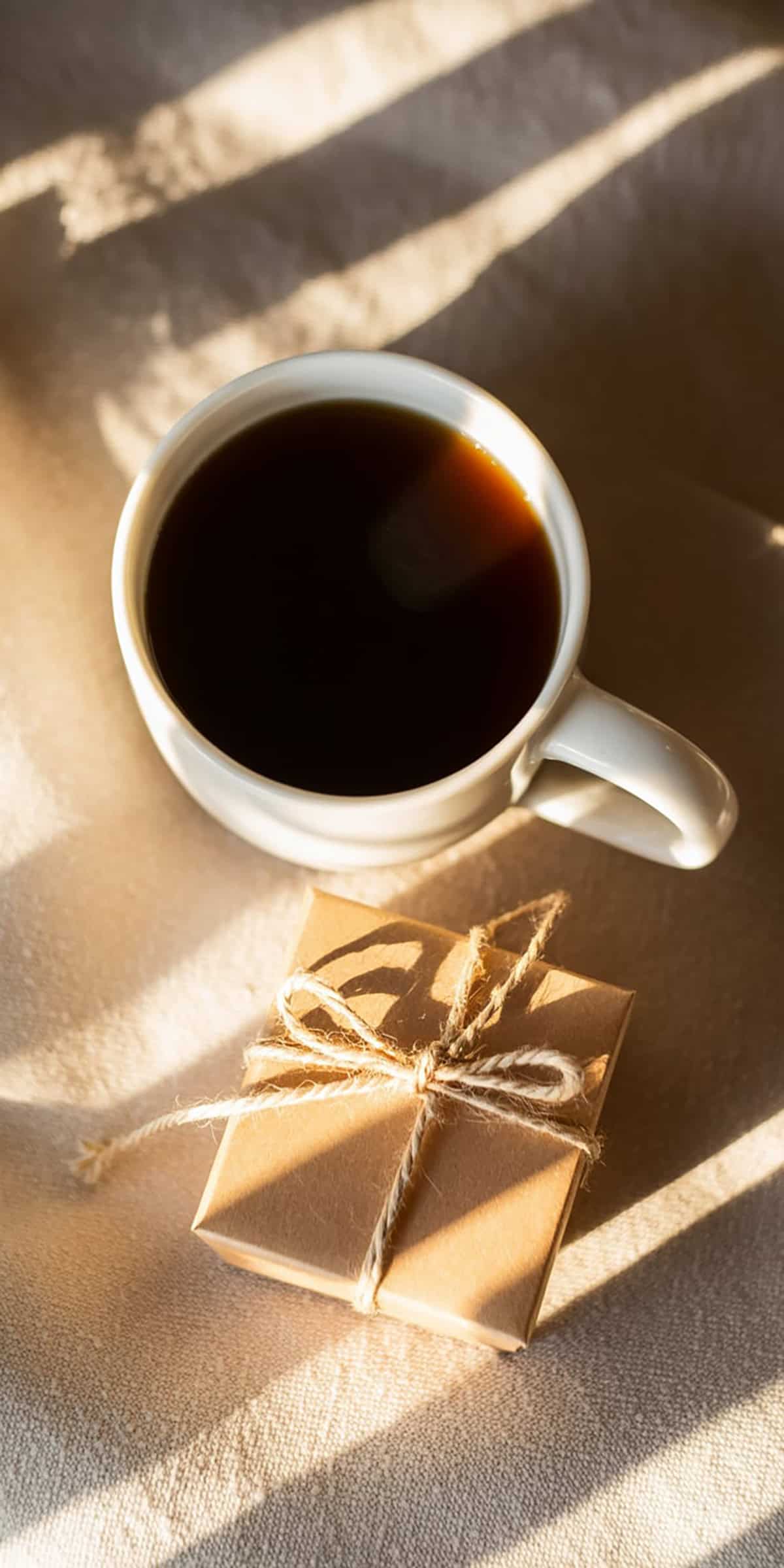 Coffee Cup and Gift Box