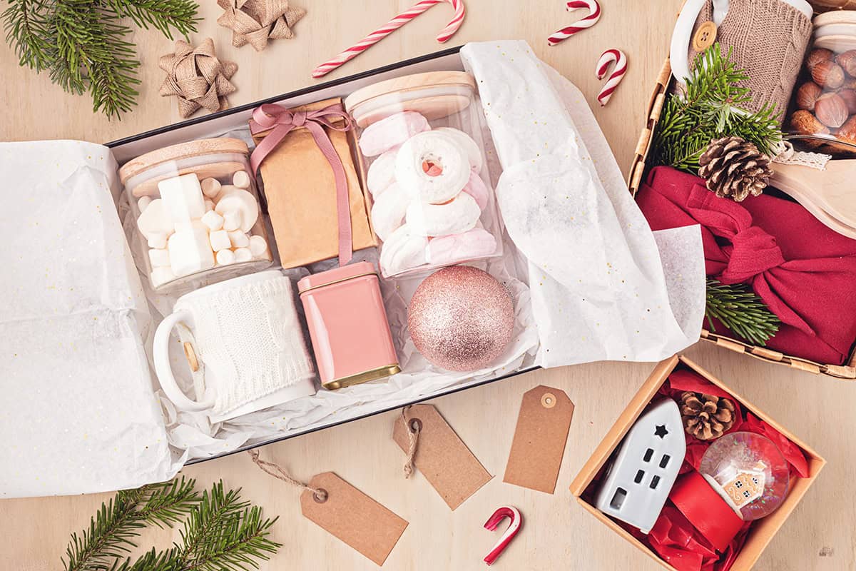 Cozy Hot Cocoa Christmas Basket