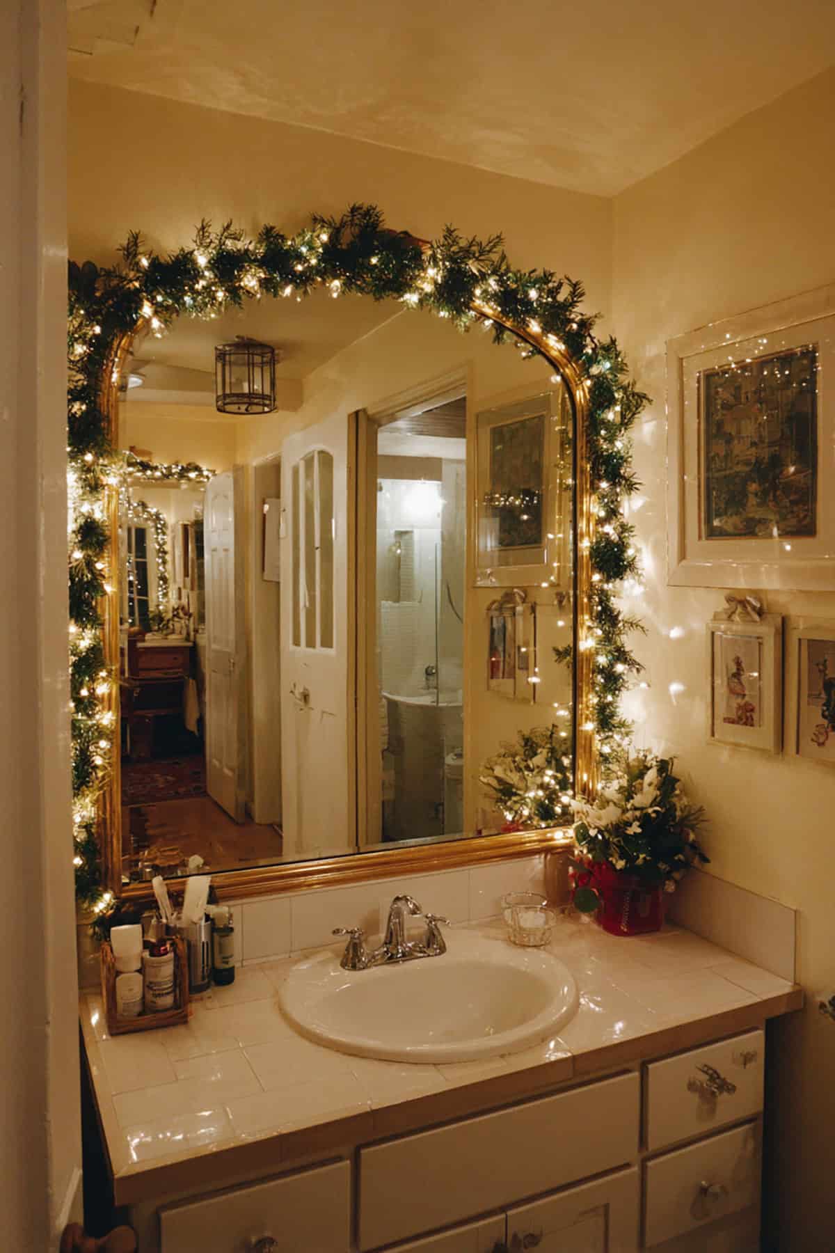 Festive Mirror Frame