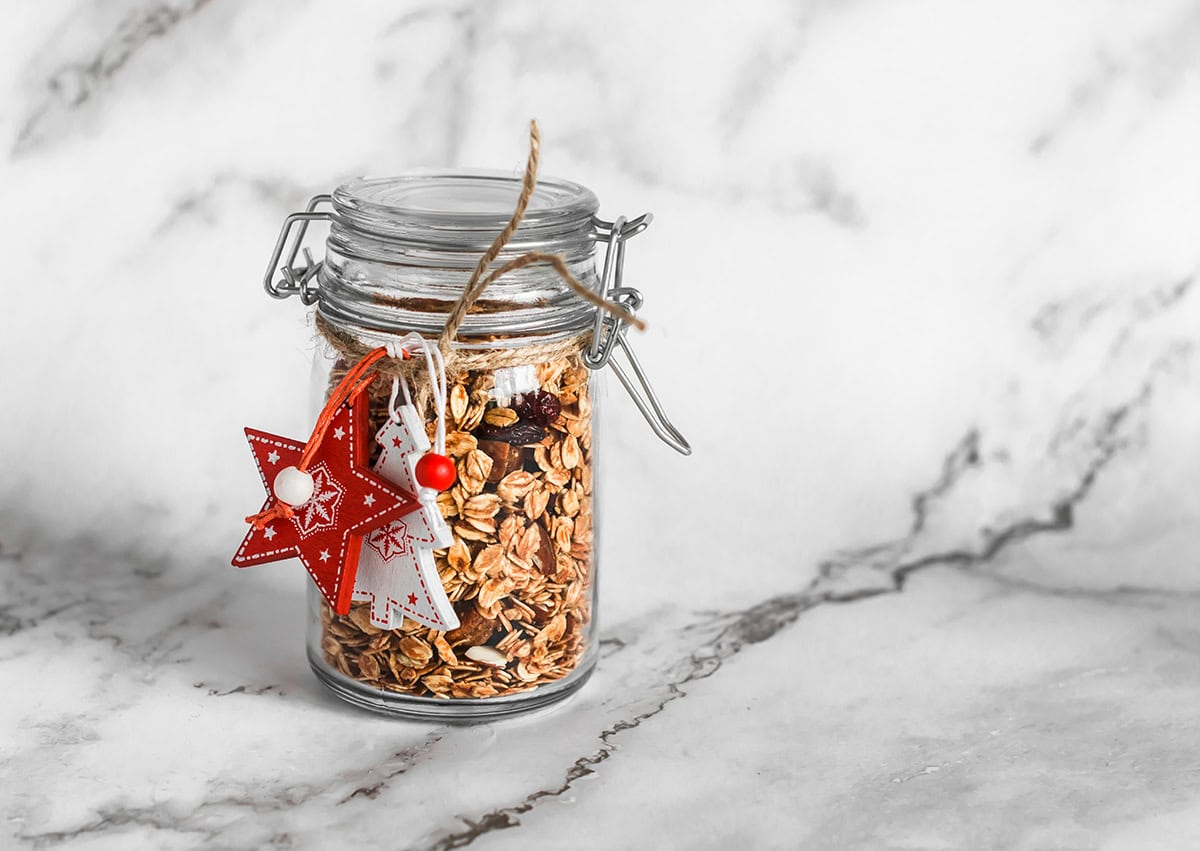 Festive Oatmeal Jar