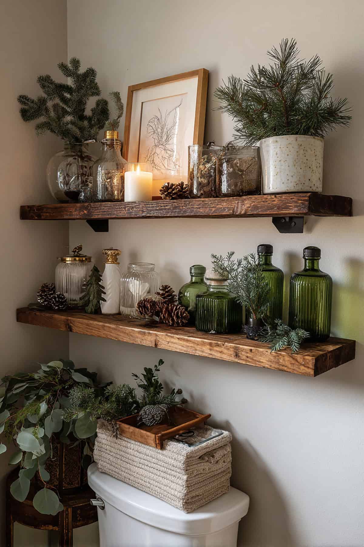 Festive Wall Shelf Display
