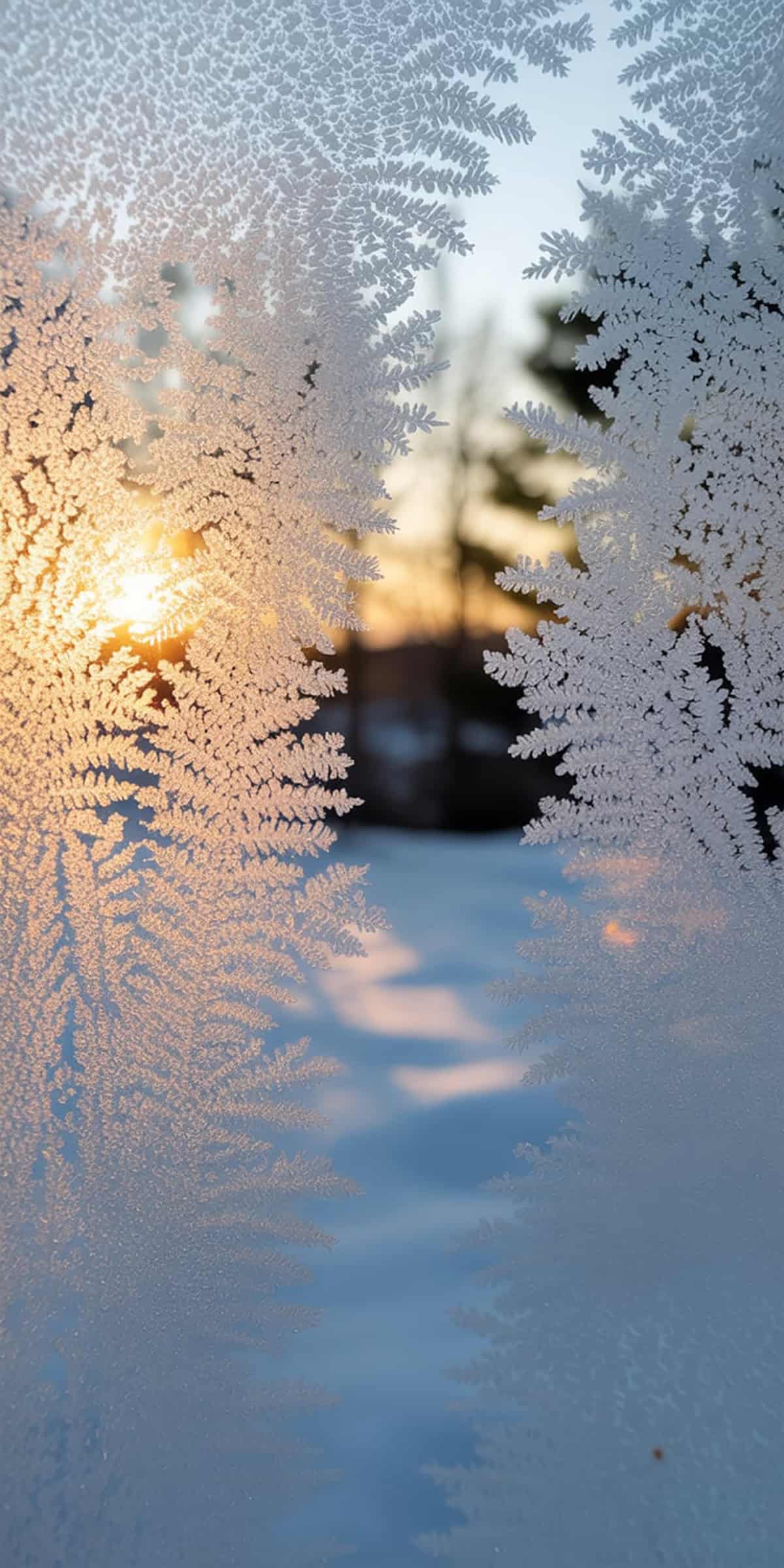 Frosted Window Detail