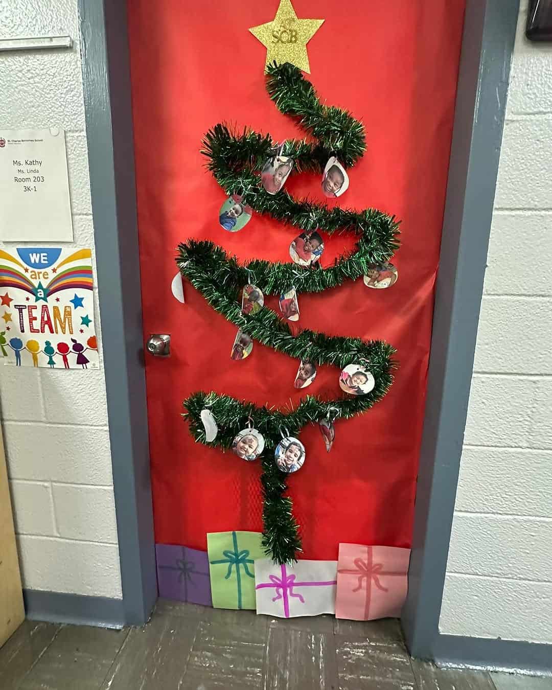 Garland Photo Tree Door
