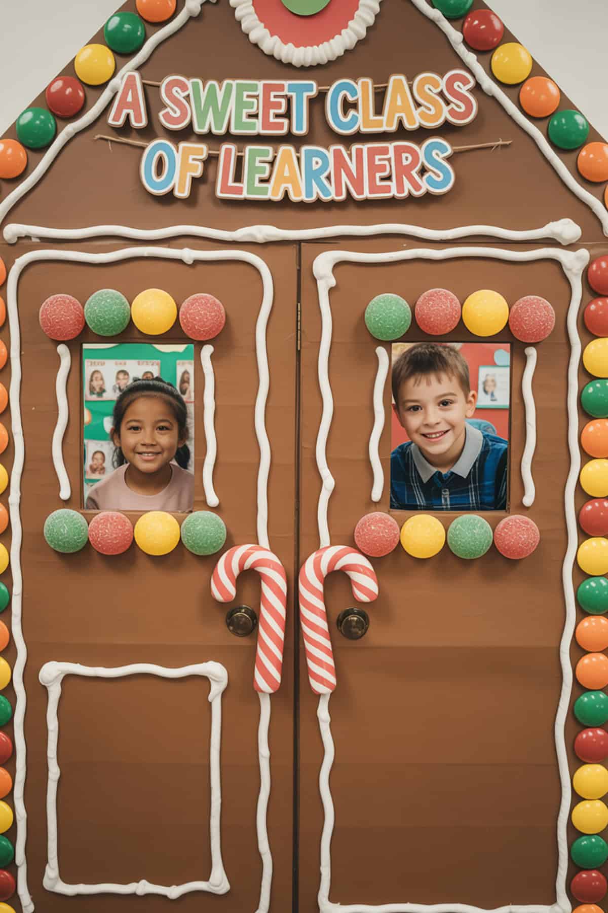 Gingerbread House Classroom Door