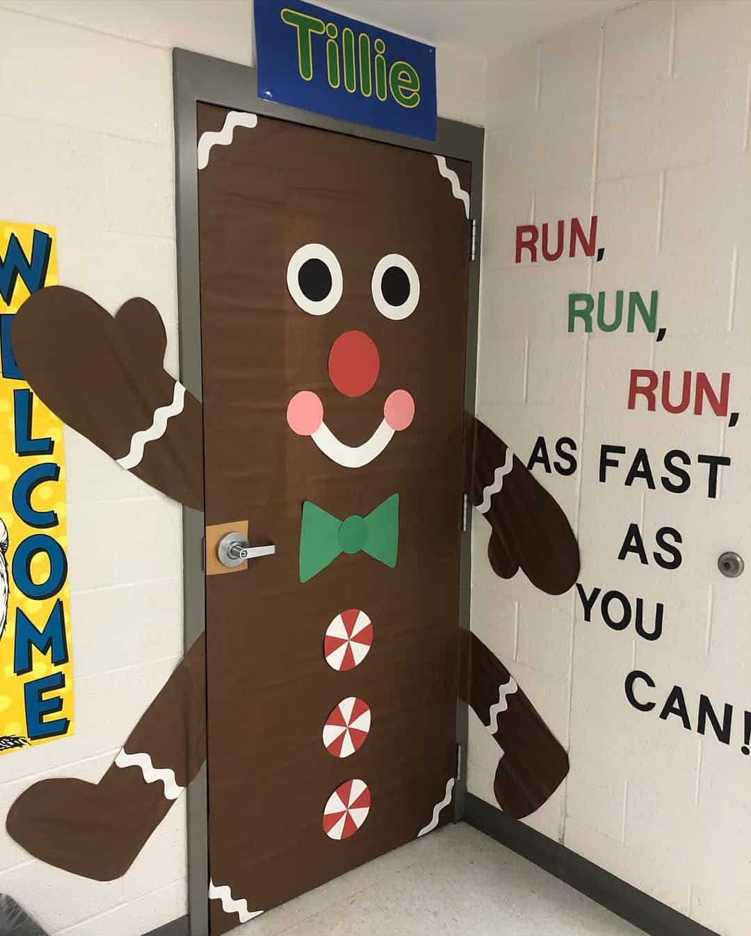 Gingerbread Run Door