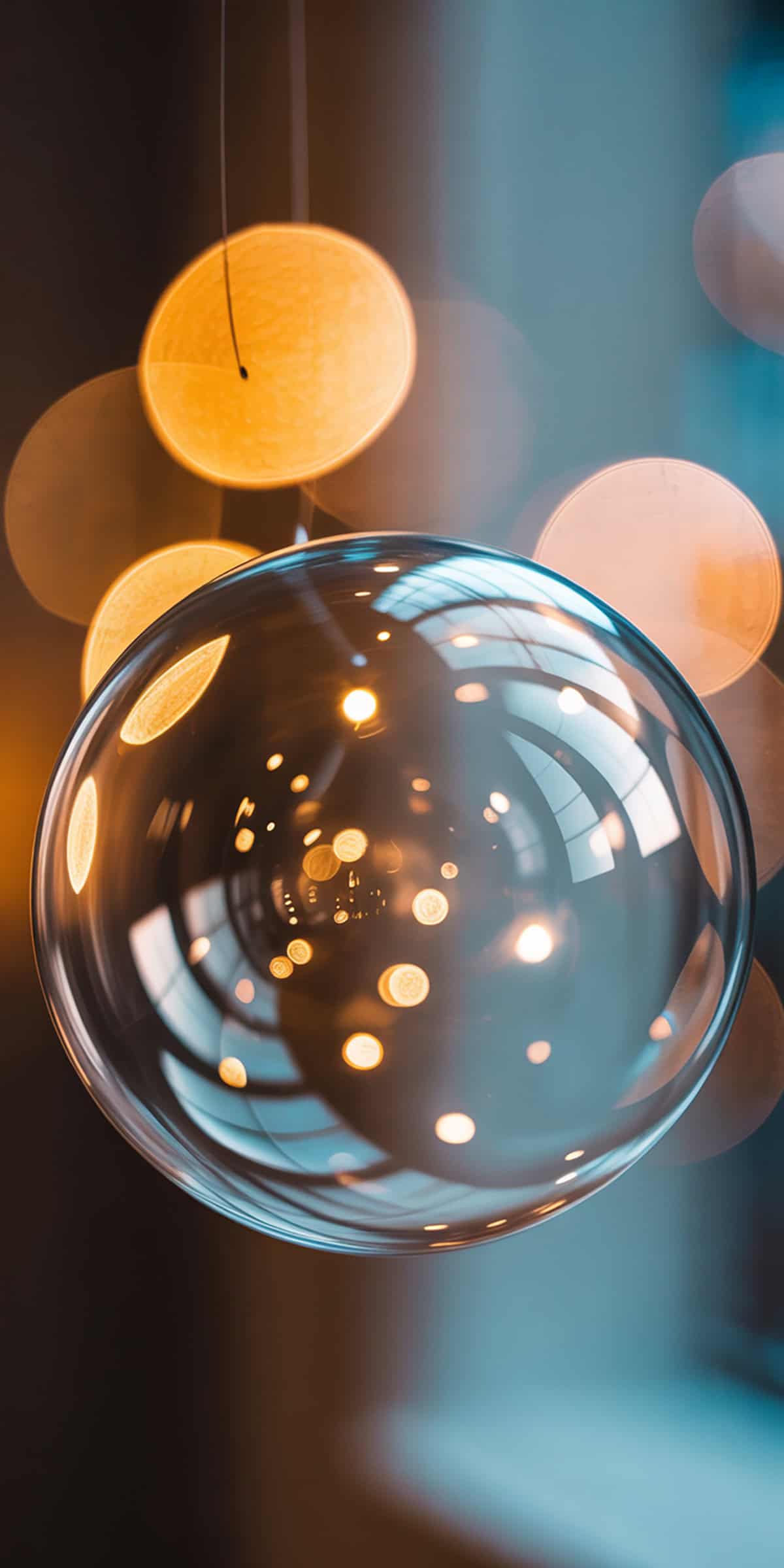 Glass Ornament Reflection Macro