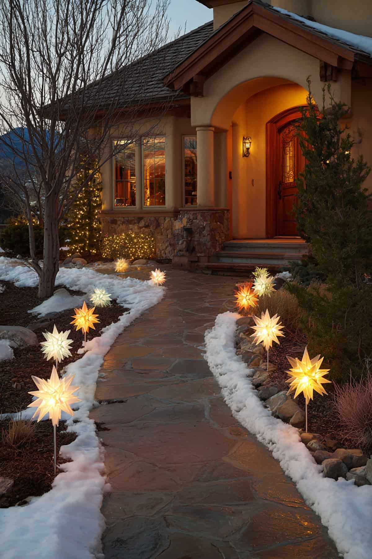 Glowing Path Star Stake