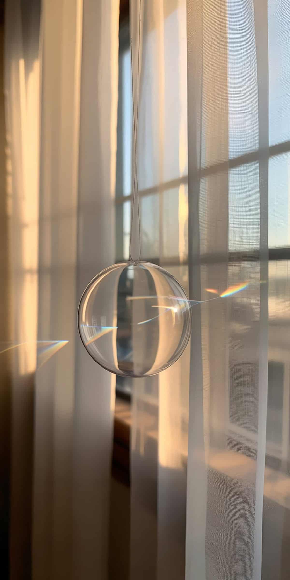 Hanging Ornament in Window Light