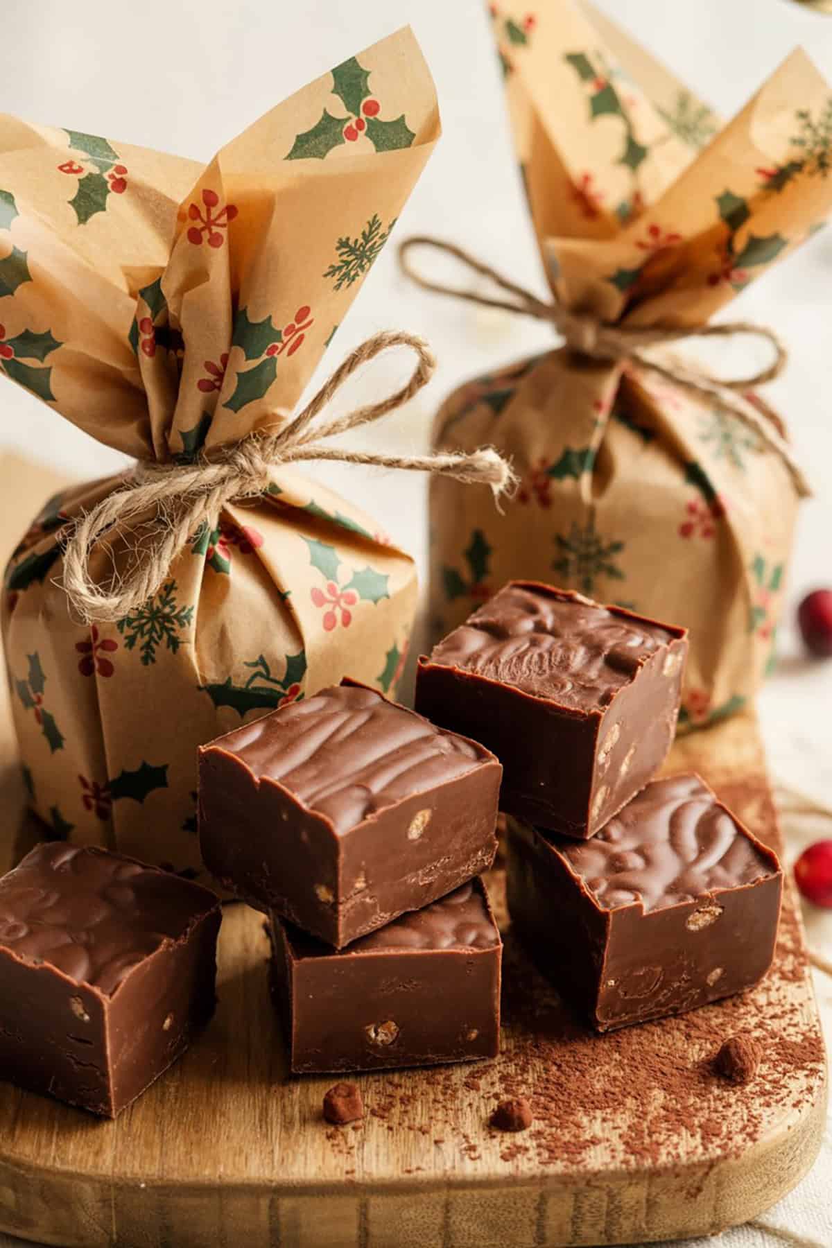 Homemade Fudge Squares