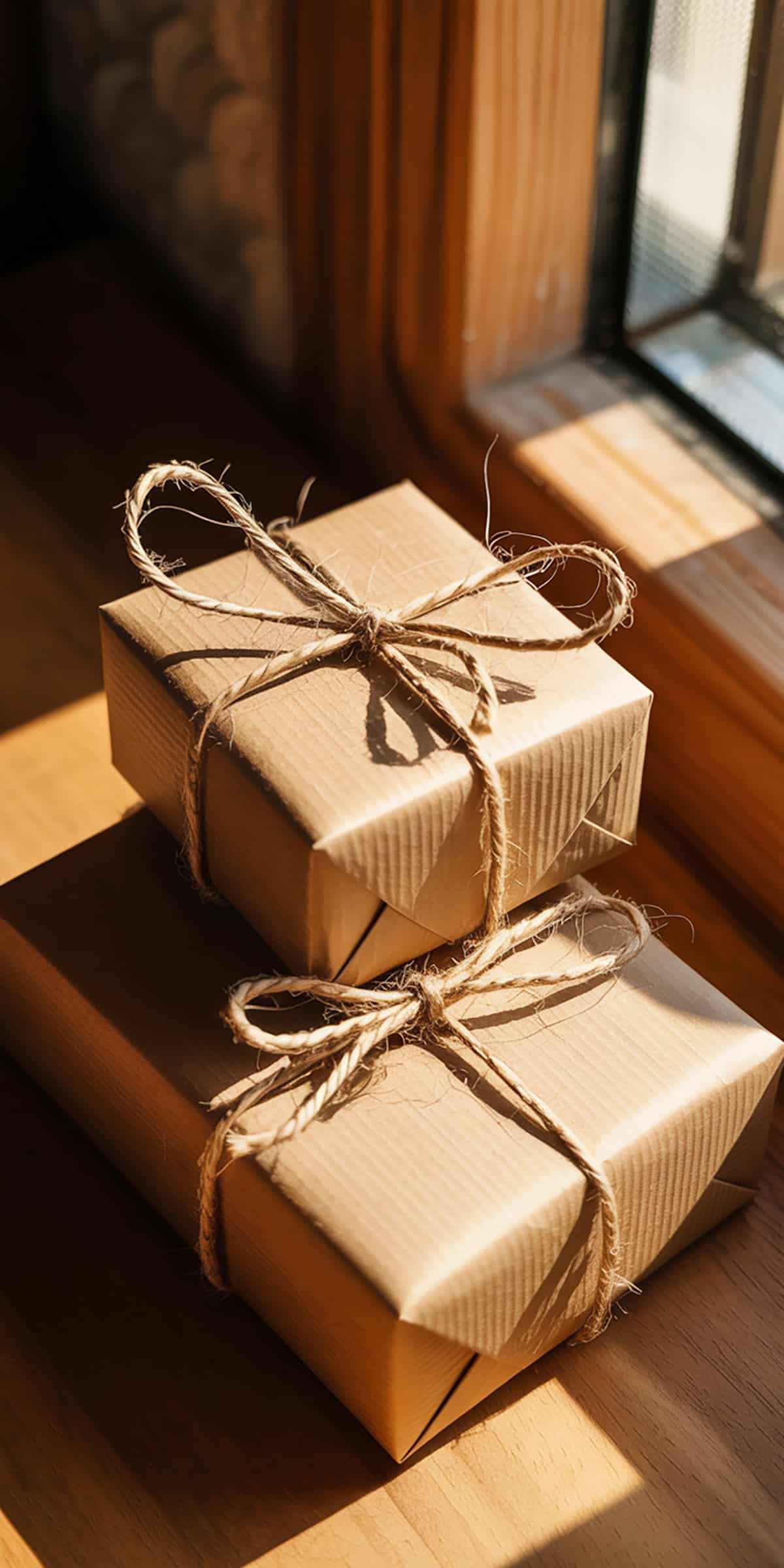 Kraft Paper Gift Stack