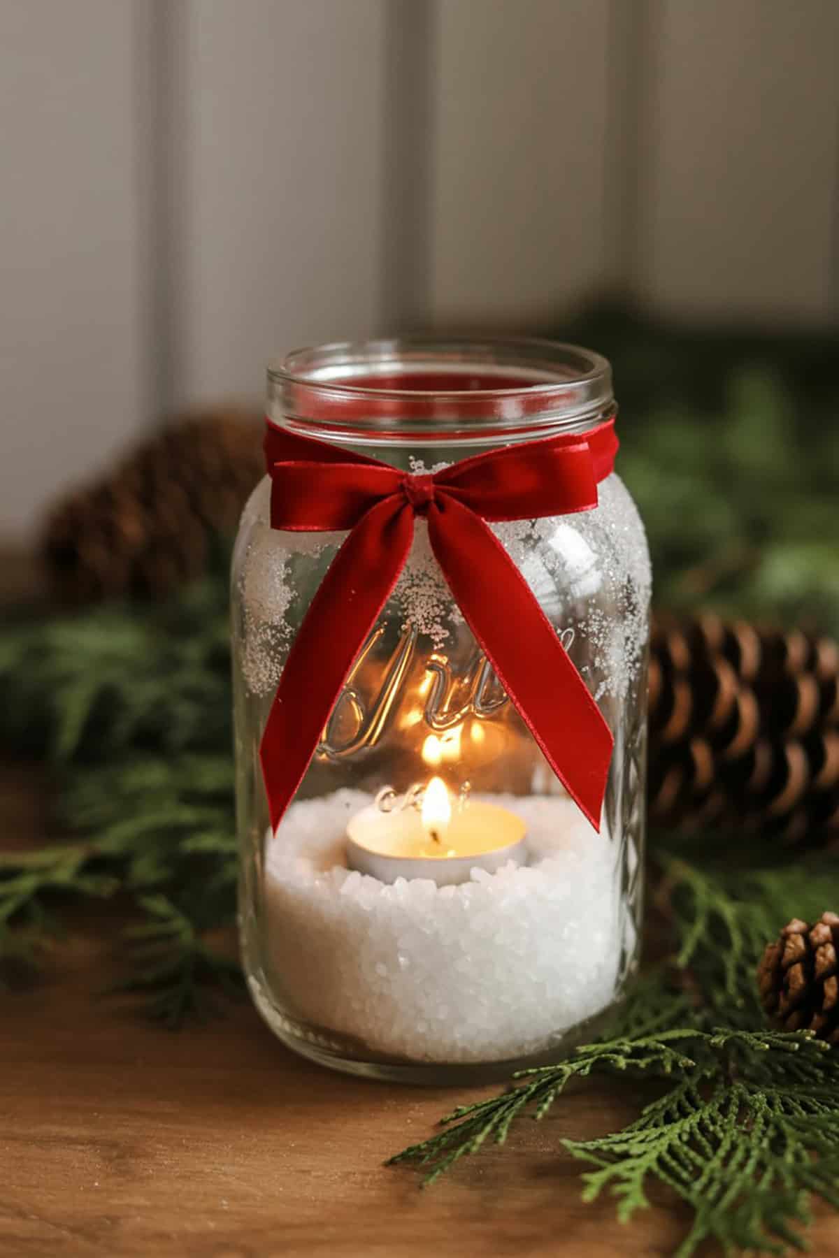Mason Jar Candle Holder
