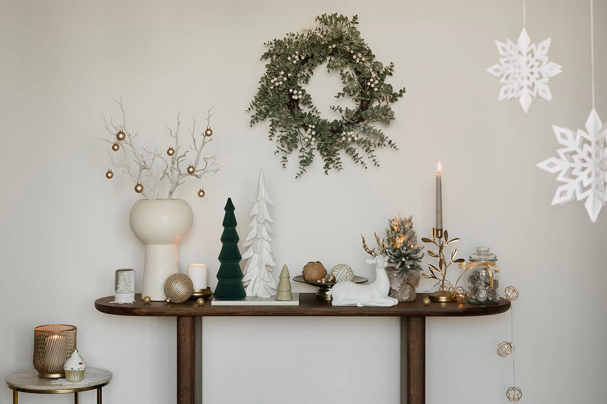 Mini Tree on a Side Table