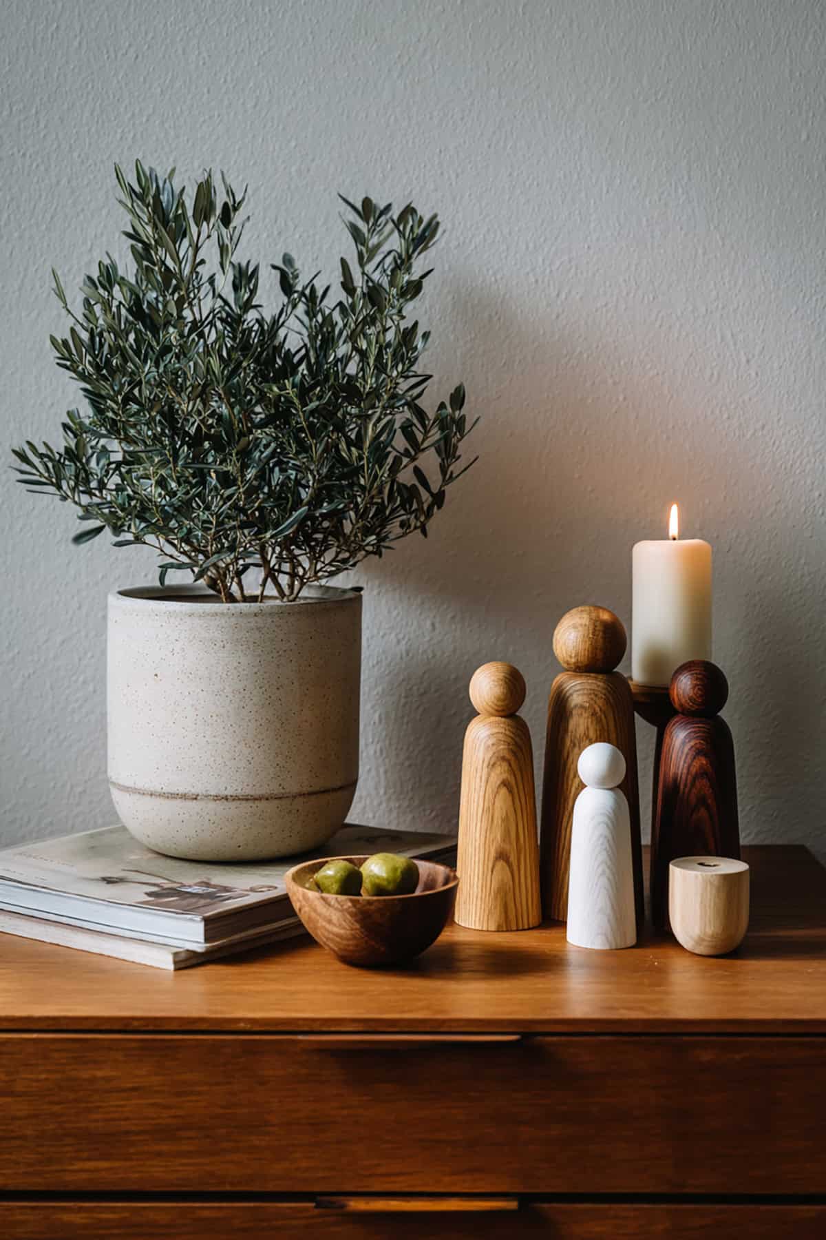 Minimal Scandinavian Nativity Scene