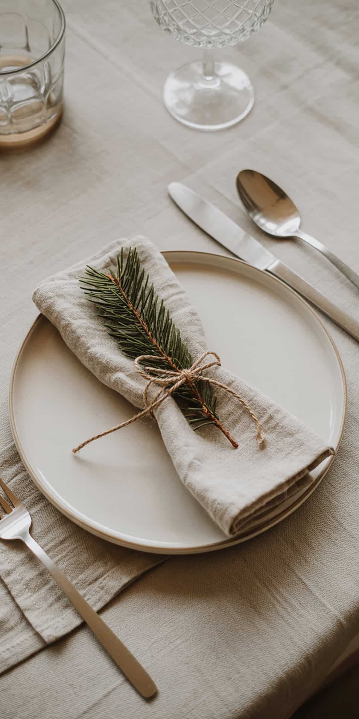 Minimal Table Setting