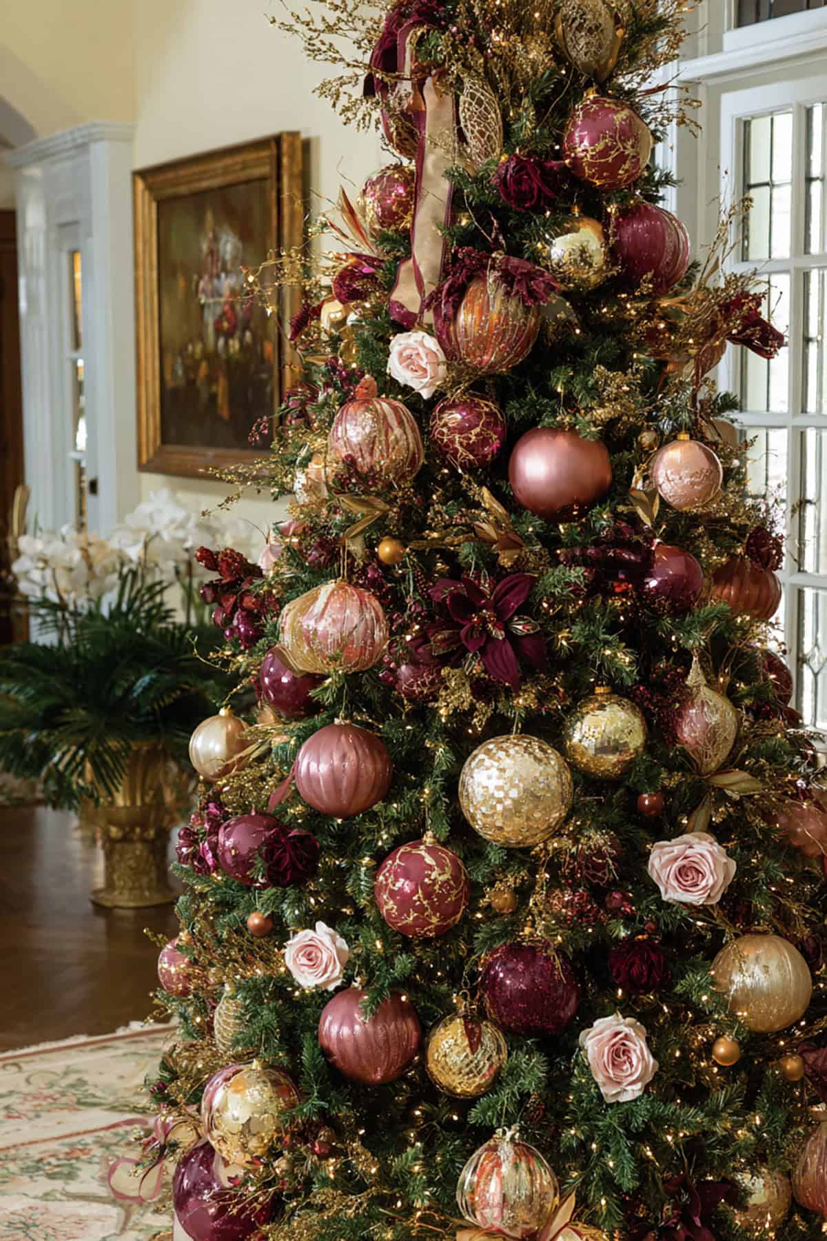 Muddy Rose & Gold Luxe Tree.
