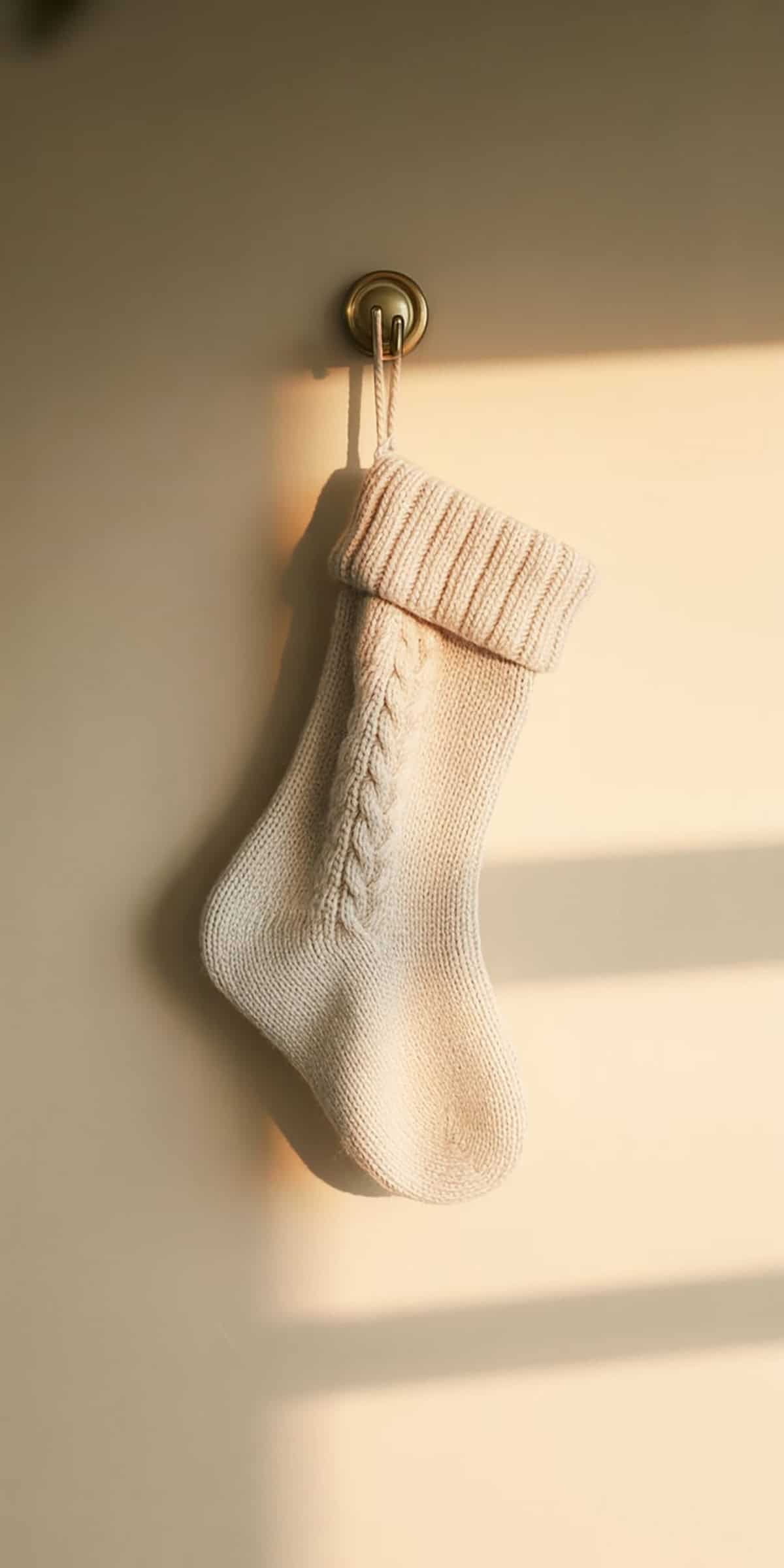 Neutral Stocking Hanging