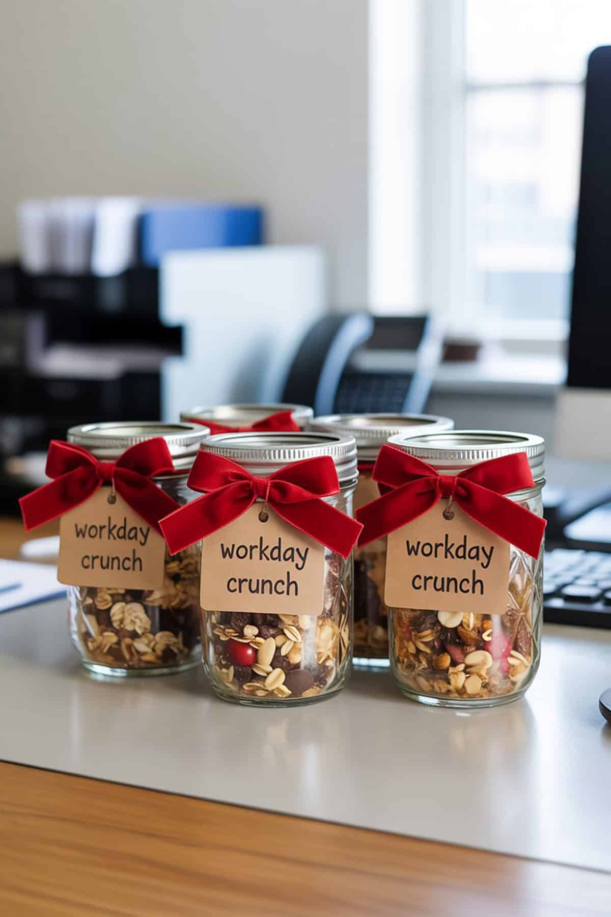Office Desk Snack Jar