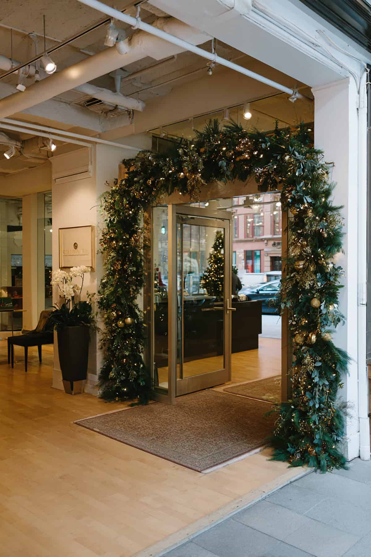 Office Entryway Holiday Arch