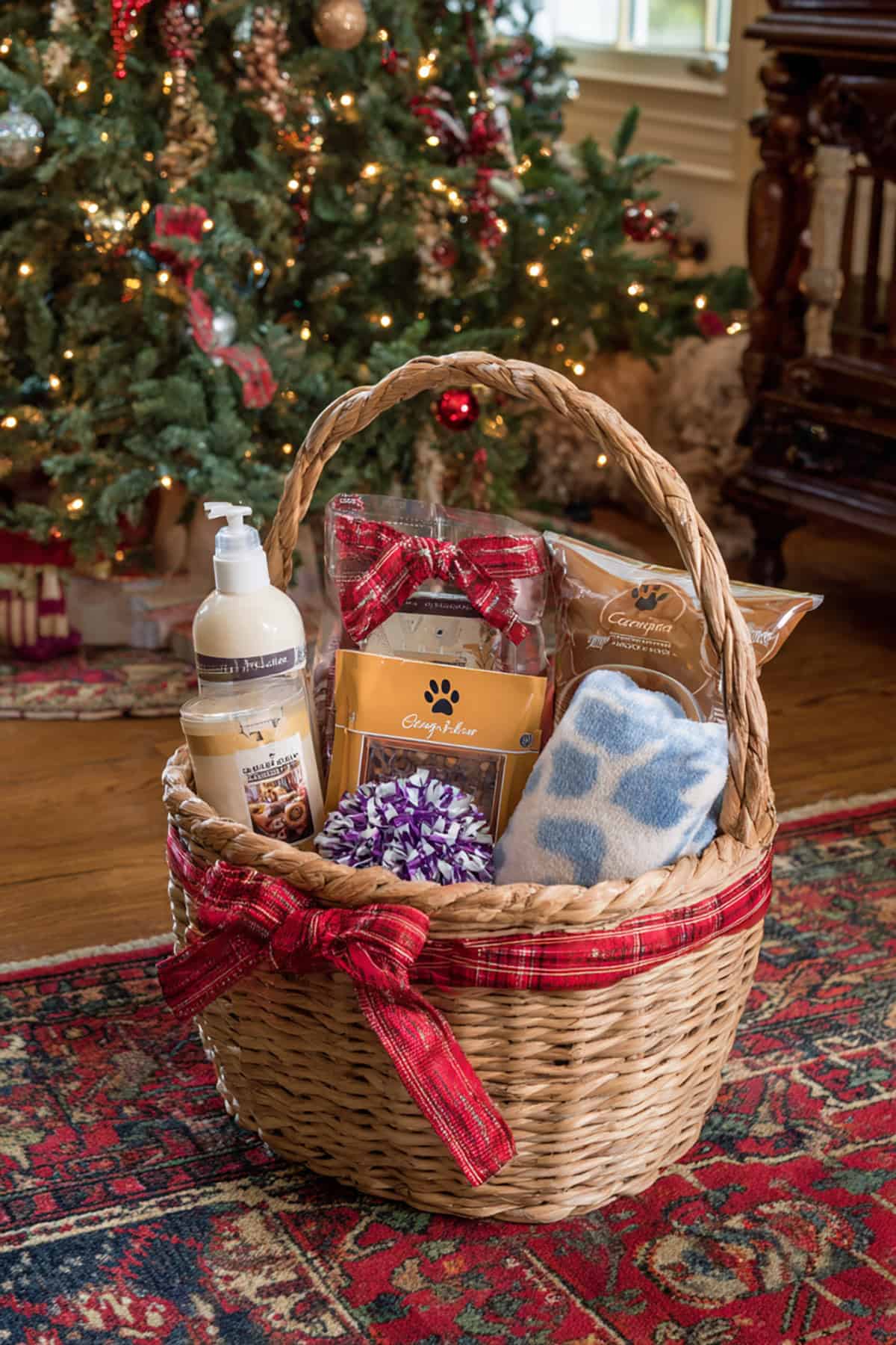 Pet Lover’s Christmas Basket