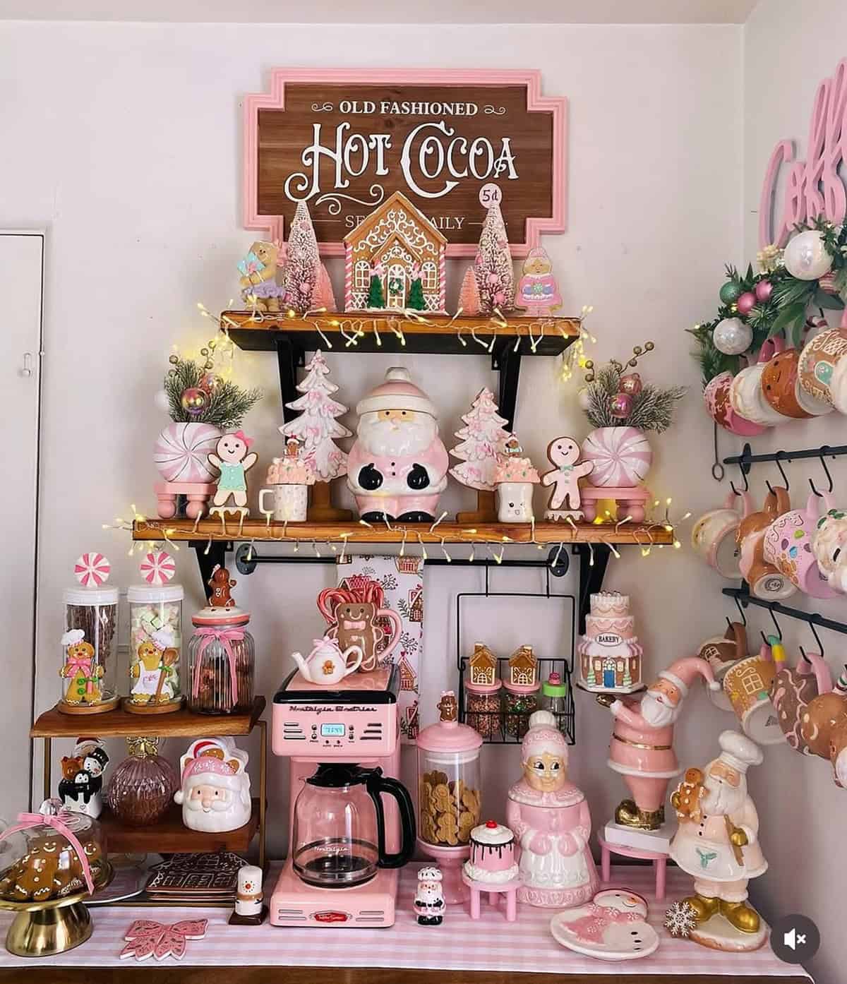 Pink Hot Cocoa Station