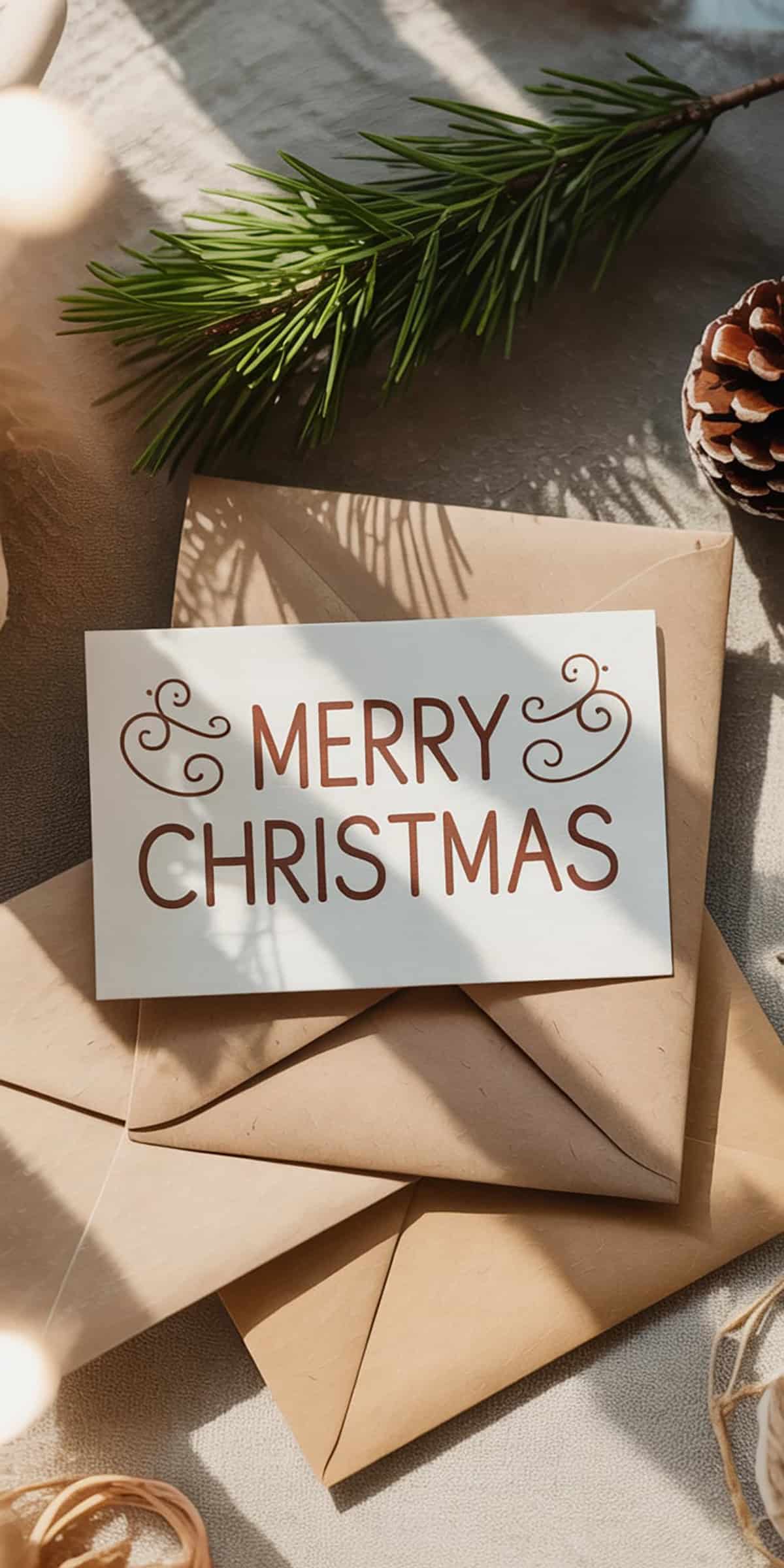 Simple Holiday Message Card