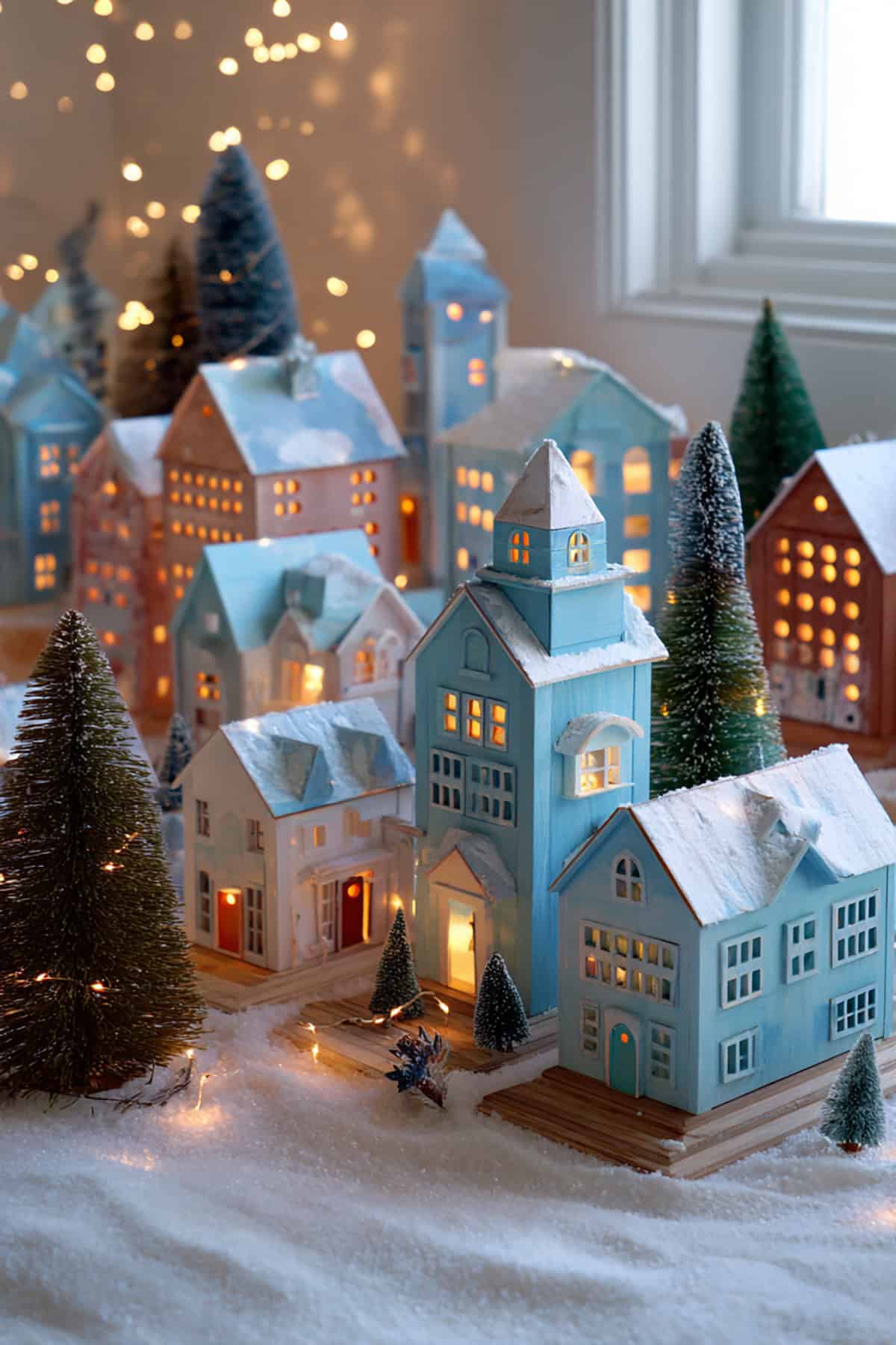 Sky Blue Paper Village