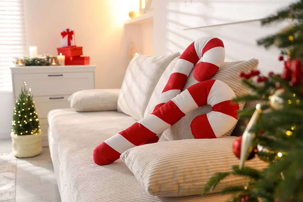Sofa Christmas Pillow Refresh