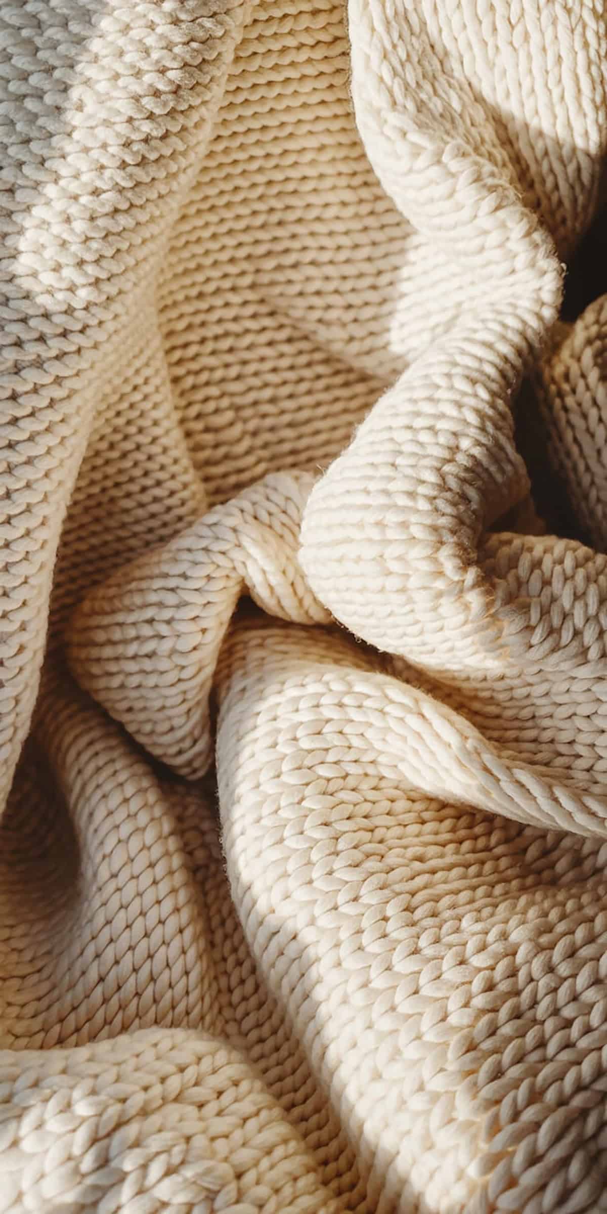 Soft Knit Blanket Texture