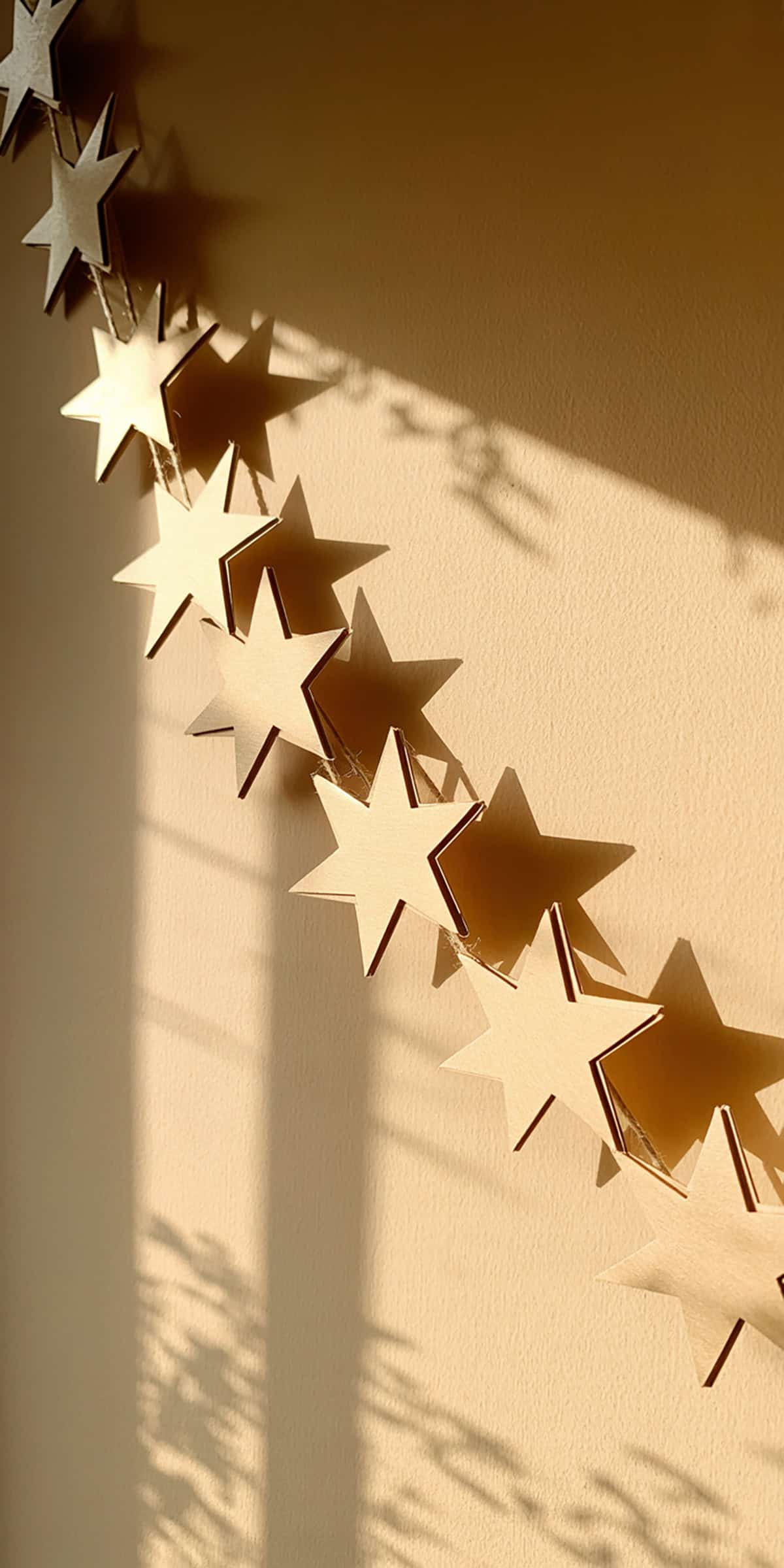 Star Garland Hanging
