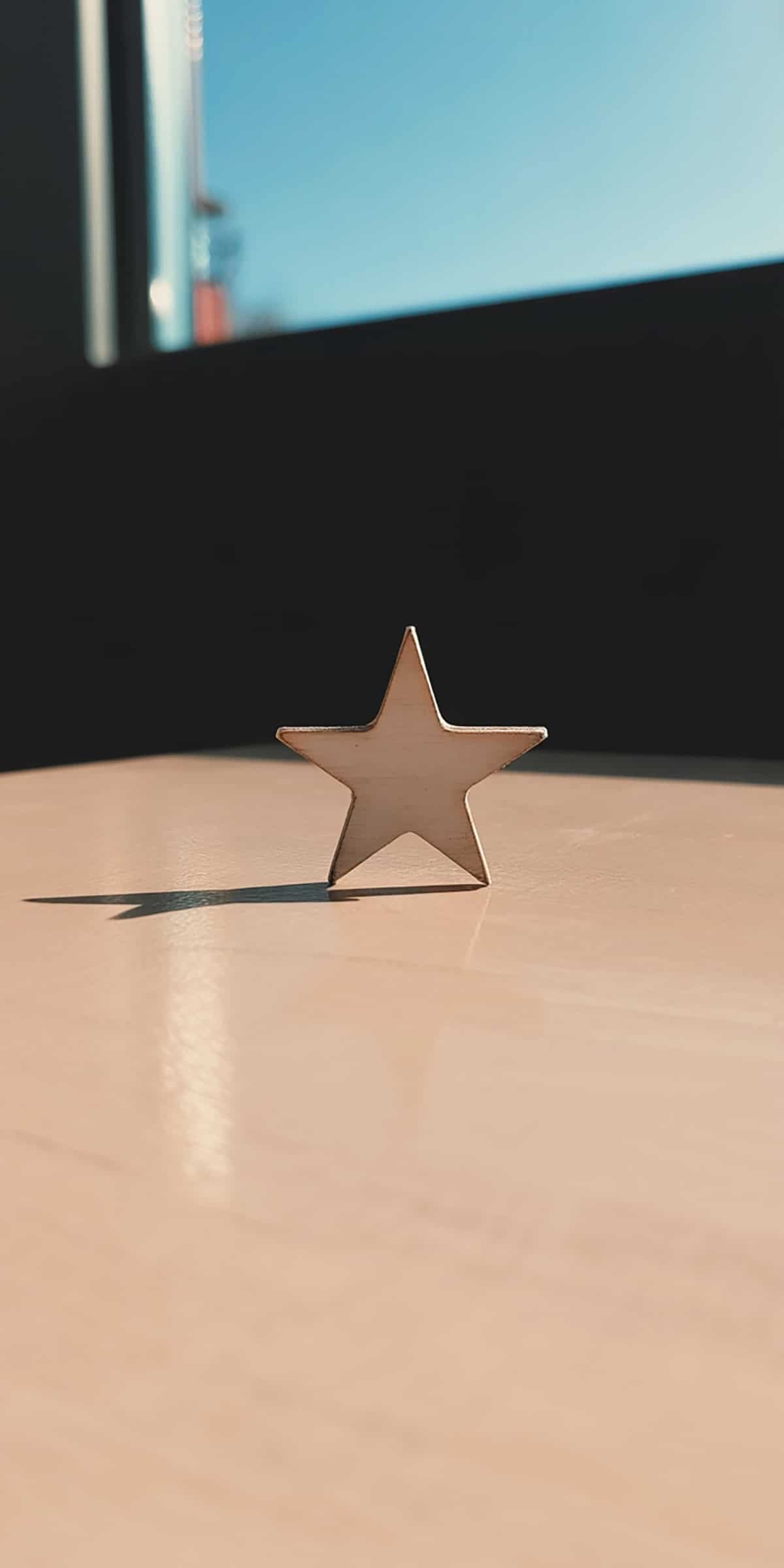 Tiny Star Ornament on Table