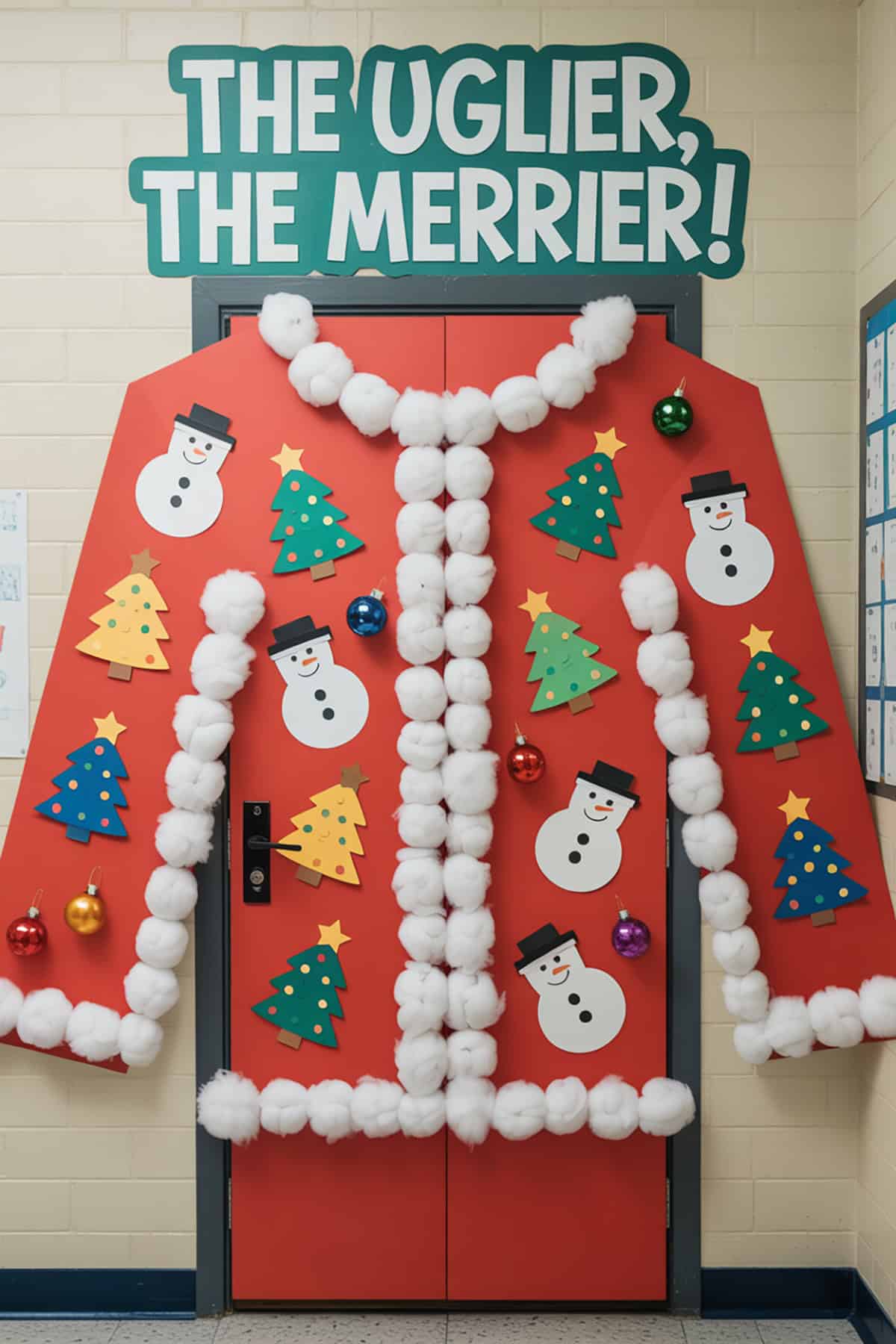 Ugly Sweater Door