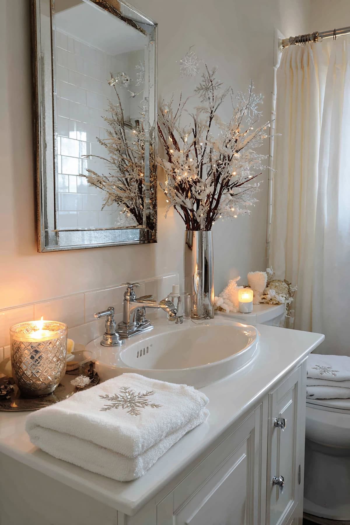 Winter White Bathroom