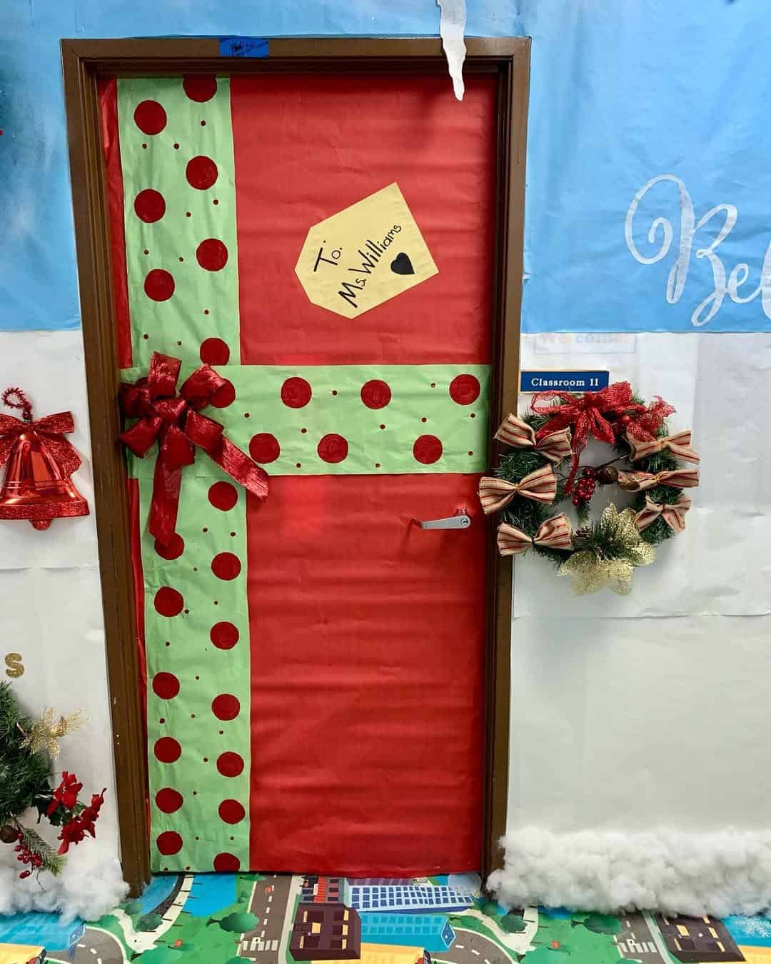 Wrapped Gift Door