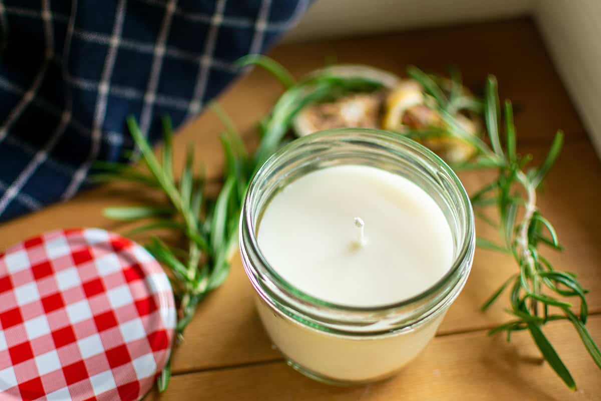 mason jar candle