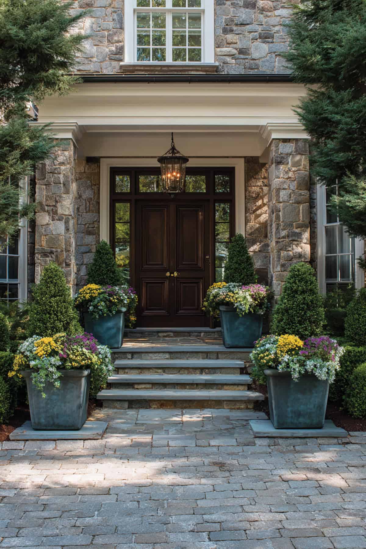 A Pair of Symmetrical Planters