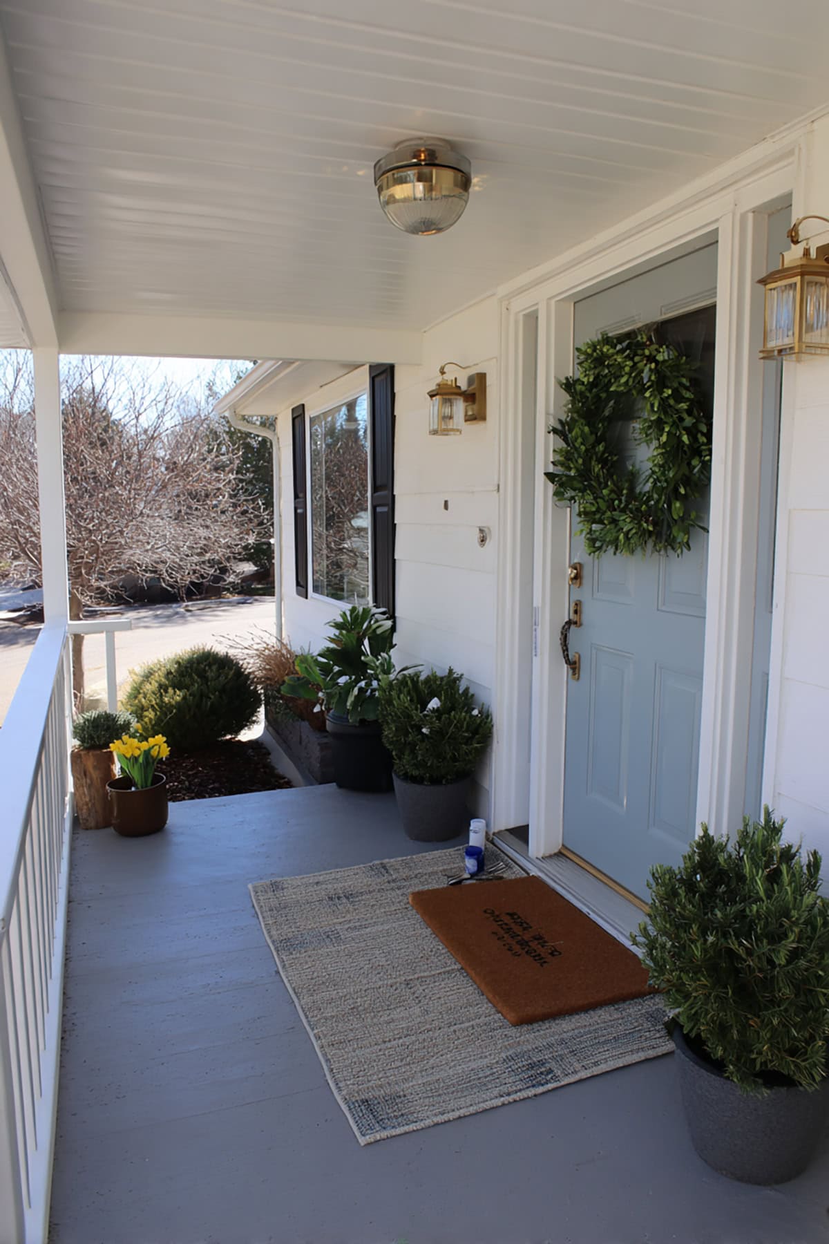 A Simple, Fresh Porch Reset