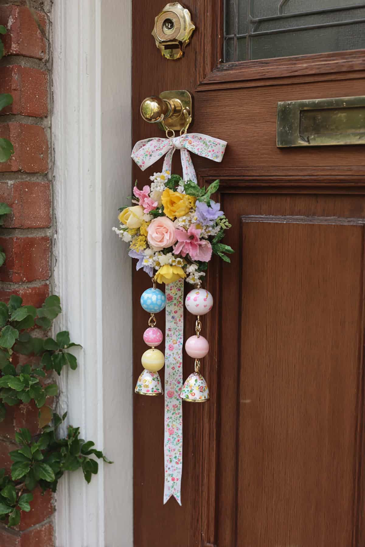A Spring Themed Doorknob Hanger