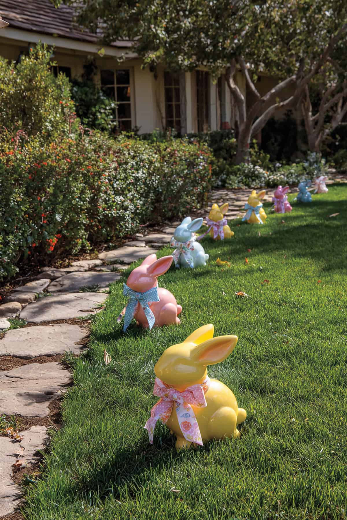 Bunny Trail Lawn Stake Path