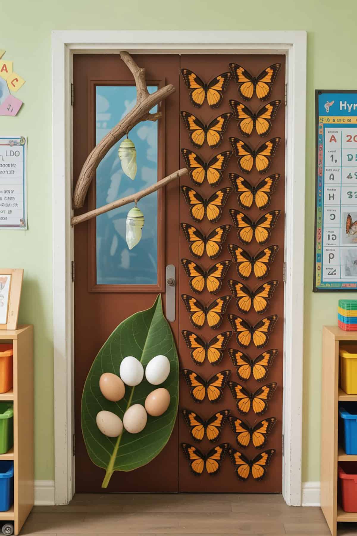 Butterfly Metamorphosis Door